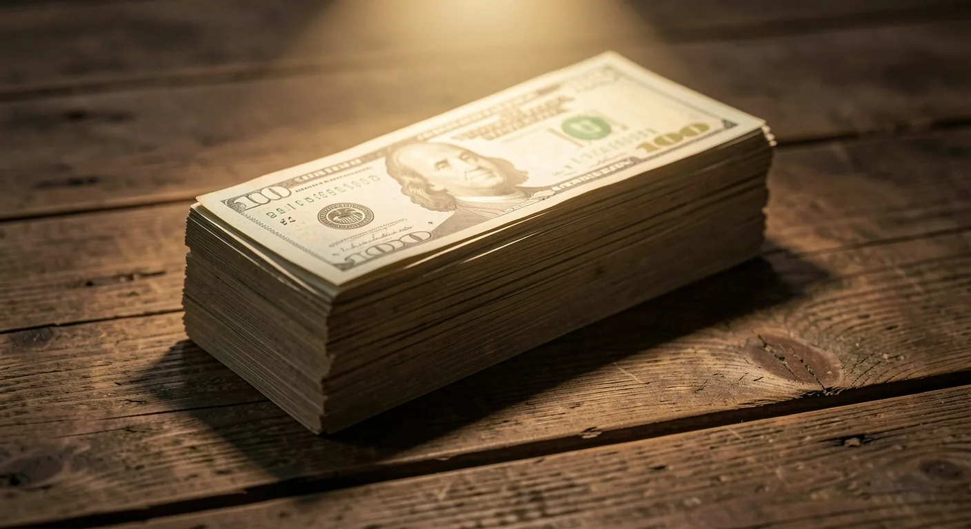 Billetes argentinos en primer plano