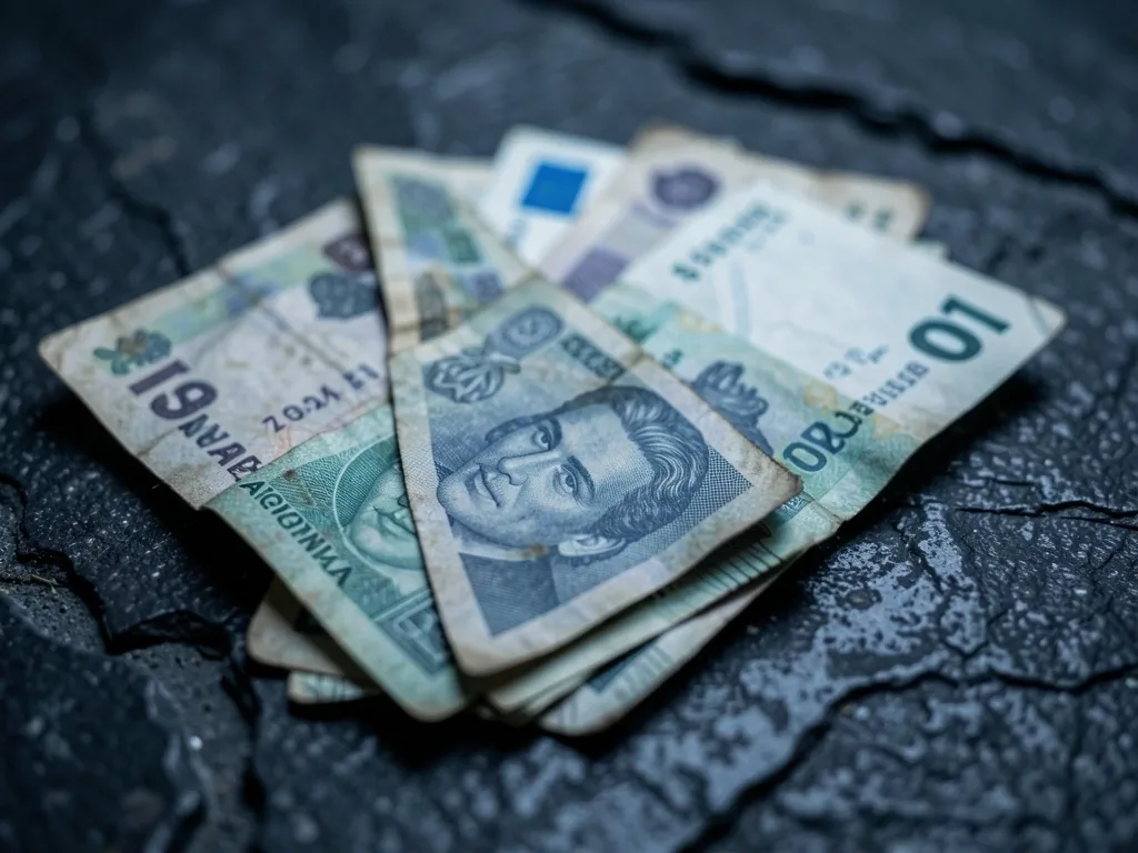 Billetes de pesos argentinos frente a alternativas estables